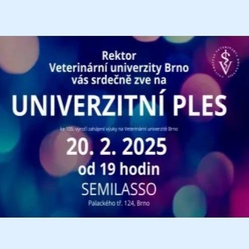 Univerzitní ples VETUNI 2025